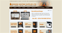 Desktop Screenshot of gordonheatingsupplies.com