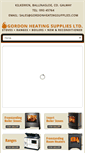 Mobile Screenshot of gordonheatingsupplies.com